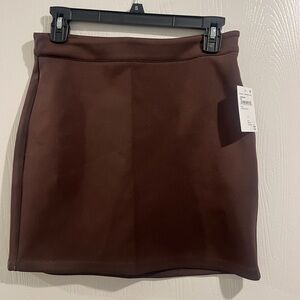 Good American Elegant Brown Skirt